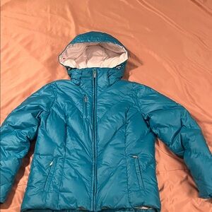 NILS Down Durable Water Reppelent Fabric Teal Puffer Jacket for women